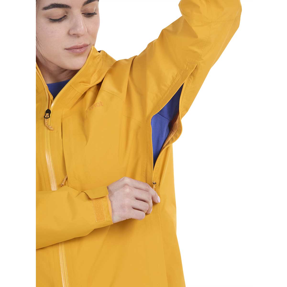 Marmot Waypoint GoreTex Jacket Women's in Golden Sun